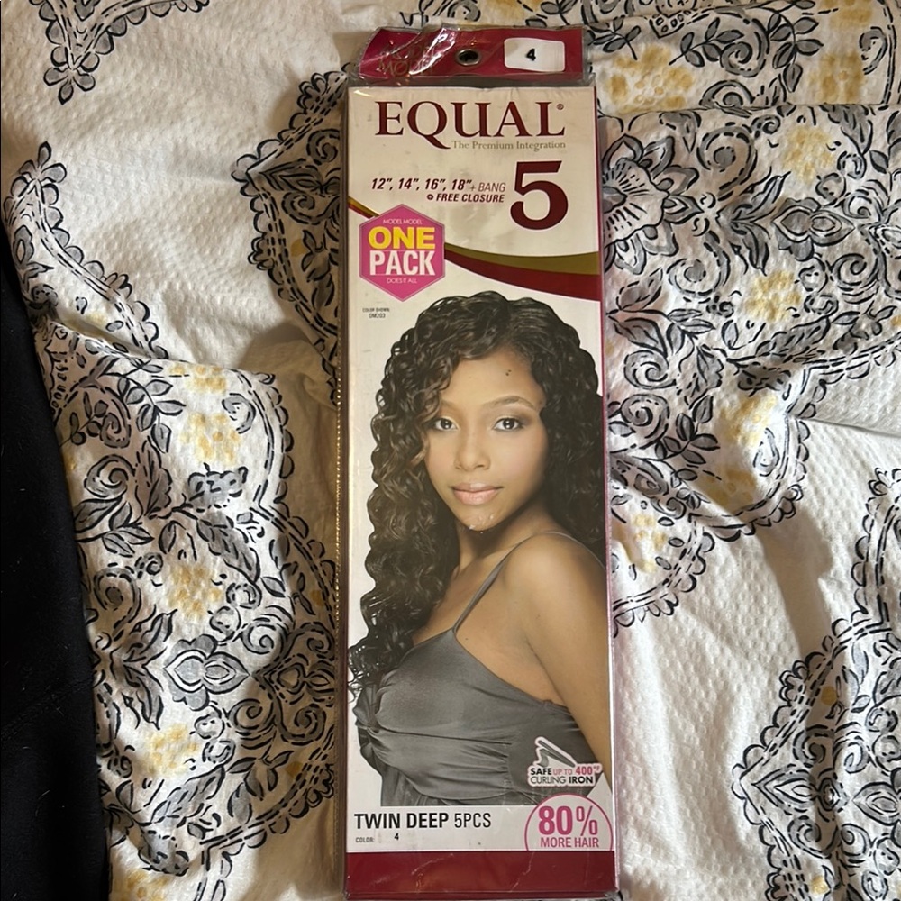 Twin Deep 5PCS Hair Extensions - Black